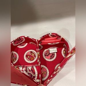 Vera Bradley quilted jewelry box heart 🍓❤️